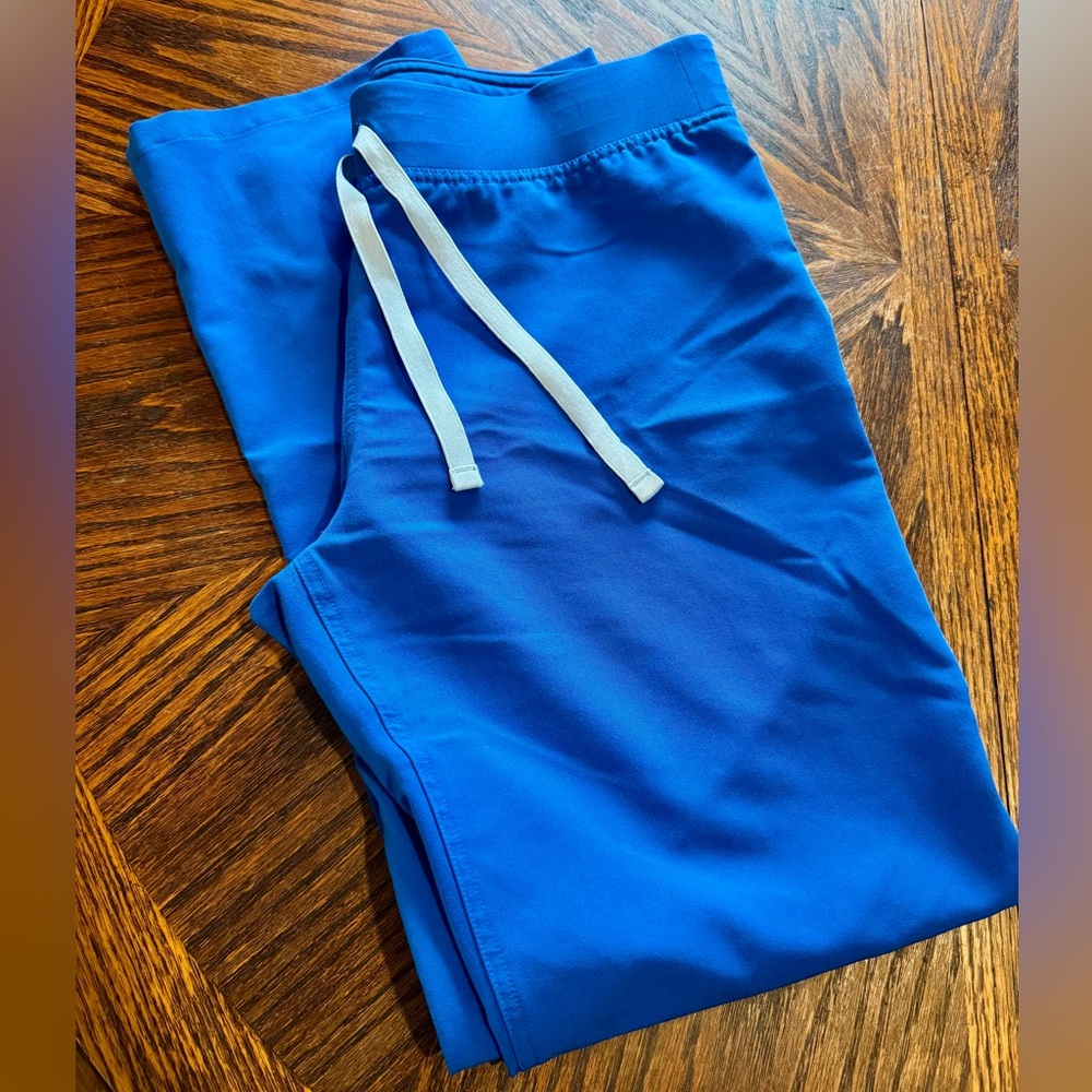 Figs. Scrub Pants. Livingston. Royal Blue. Medium. Worn twice.